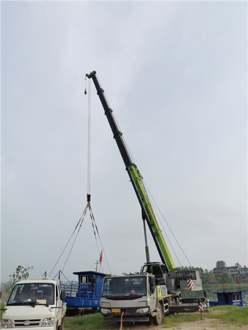 禹王台区桥梁建设吊装案例